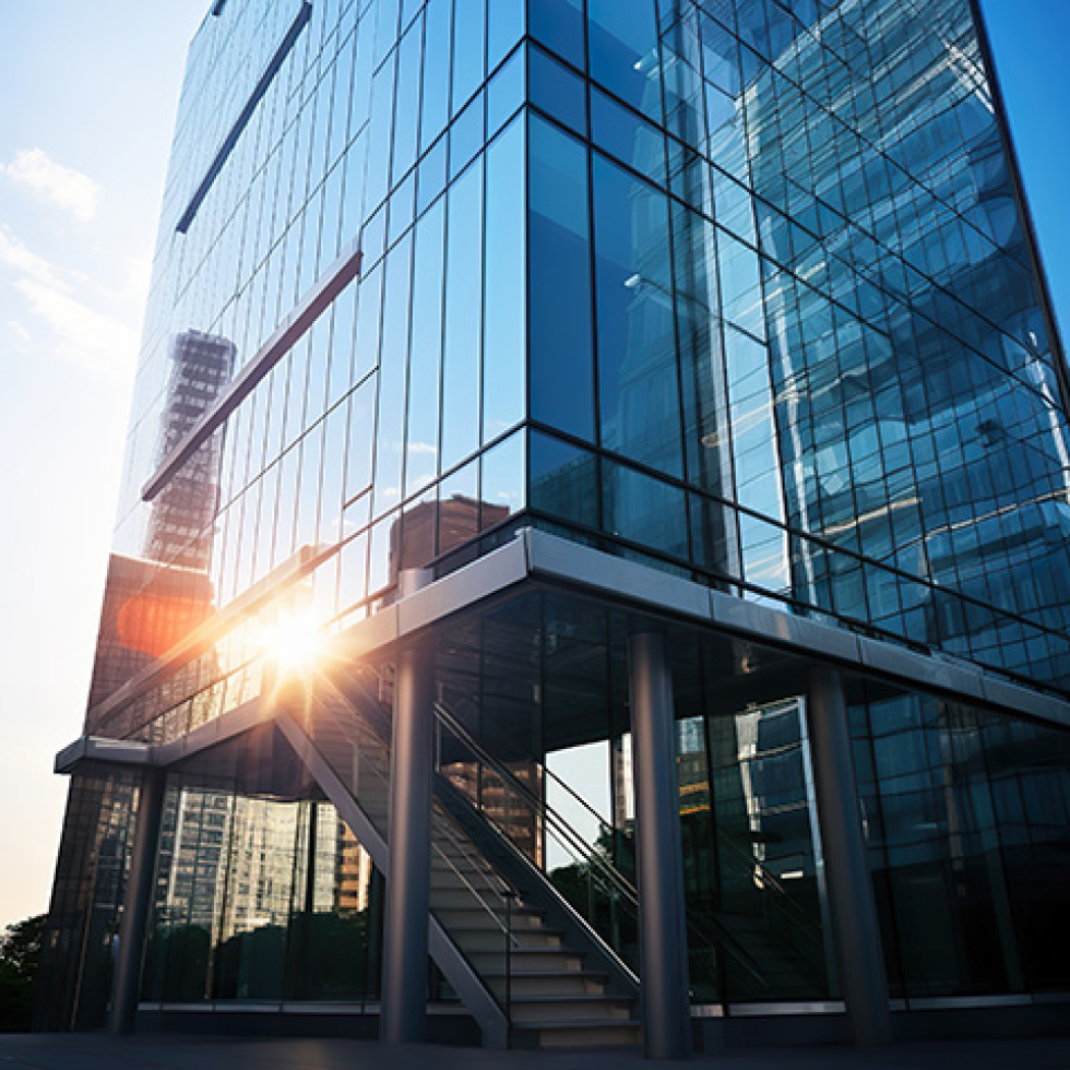 本社正面の写真です。